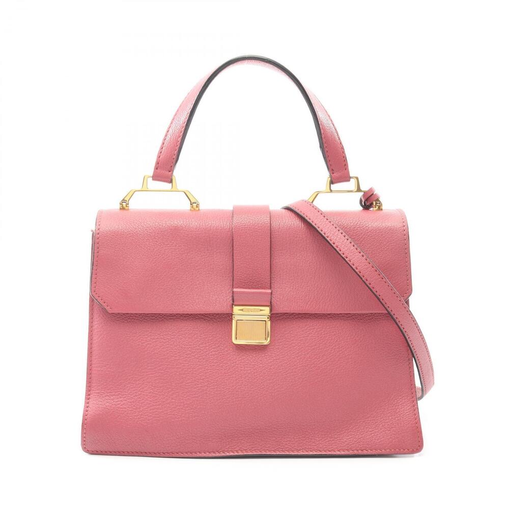 Miu Miu Madras Leather Tote Bag Pink